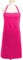CC Home Furnishings Chino Cotton Unisex Kitchen Chef Apron - 32" - Neon Pink